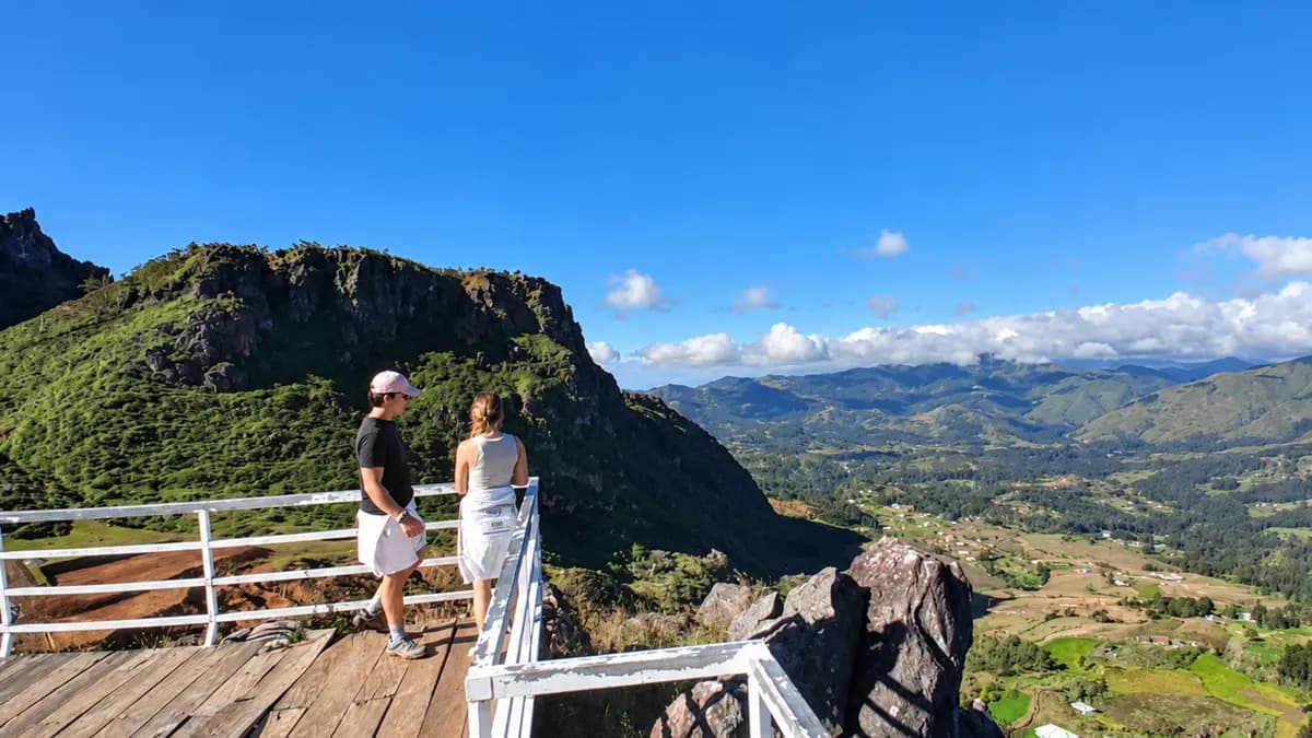 A lookout over the terraced valleys of Ainaro