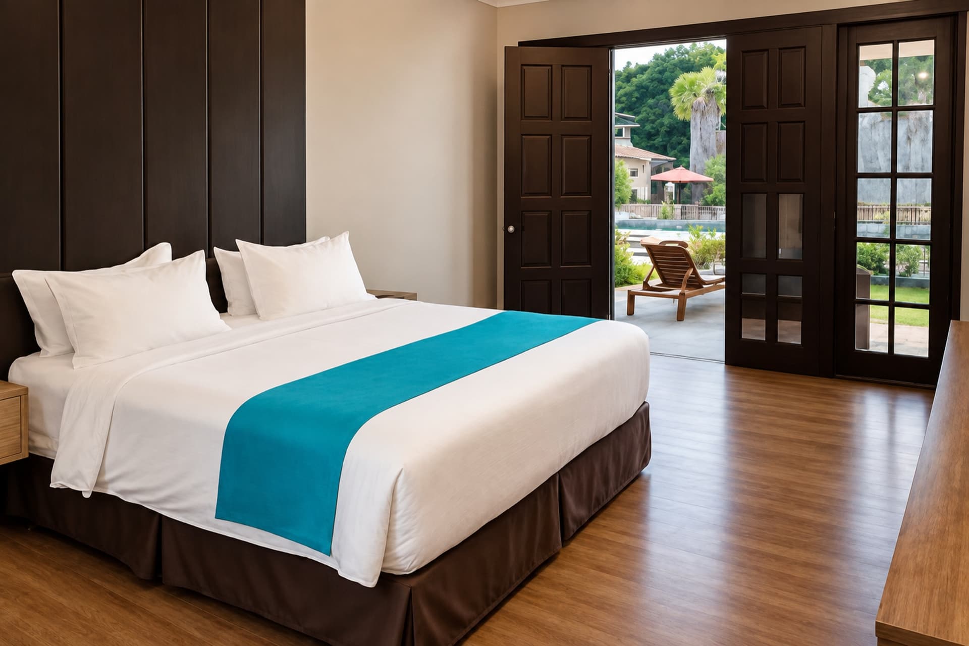 JL World Hotel: King Suite with Pool View, photo 1 of 9