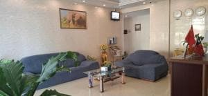 Beach Garden Hotel lobby sitting area with comfortable sofas